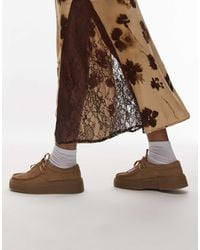Clarks - Torview - chaussures en daim avec pampilles - sable foncé - Lyst