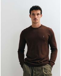 AllSaints - Mode Merino Logo Knit Jumper - Lyst
