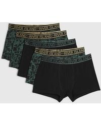 River Island - Baroque Print Pack Of 5 Trunks - Lyst