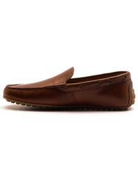 Thomas Crick - – duval – lässige loafer-slipper aus leder - Lyst
