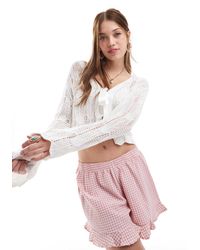 Miss Selfridge - – gehäkelte strickjacke - Lyst