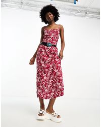 Motel - Bold Floral Cami Maxi Dress - Lyst