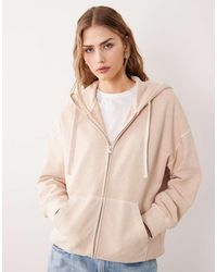 ARKET - Zip Through Heavyweight Hoodie - Lyst