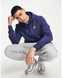 Sudadera con capucha con diseño colour block en rojo/azul marino Club de  Tall Nike de Algodón de color Rojo para hombre | Lyst