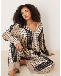 Free People - Dreamy Days Satin Pyjama Set - Lyst