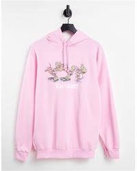 Pull&Bear Tom And Jerry Hoodie - Pink