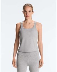 Oysho - Evermove Square-neck Tank Top - Lyst