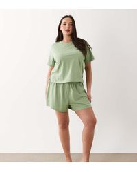 ASOS - Asos Design Curve Mix & Match Cotton Pyjama Flippy Short - Lyst