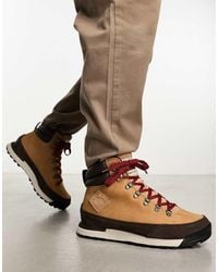 The North Face - Botas De Senderismo Y Marrones Impermeables De Cuero Back-To-Berkeley Iv De -Beis Neutro - Lyst