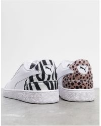puma trainers with leopard print