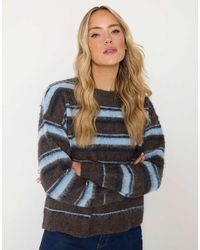 Long Tall Sally - Stripe Knit Jumper - Lyst