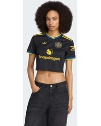 adidas Originals - Manchester United 25/26 Cropped Third Jersey - Lyst