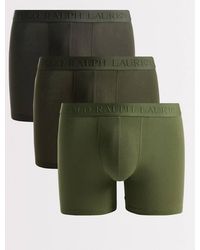 Polo Ralph Lauren - 3 Pack Of Stretch Cotton Tonal Boxer Briefs - Lyst