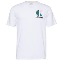 Calvin Klein - T-Shirt Bianca Con Stampa Pop Art Sul Retro - Lyst