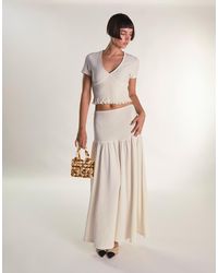 Glamorous - Drop Waist Maxi Skirt - Lyst