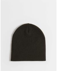 ASOS - Jersey-rippstrick-beanie mit totenkopf - Lyst