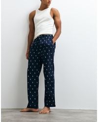 Polo Ralph Lauren - Lounge Trousers With All Over Logo - Lyst