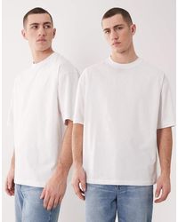 ASOS - Essentials 2 Pack Oversized T-Shirts - Lyst