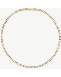 D.Louise - D.Louise Luxe Waterproof Tennis Necklace 40Cm - Lyst