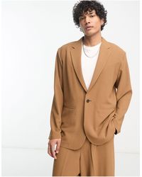 ASOS - Relaxed Oversized Soft Tailored Suit Jacket - Lyst