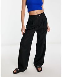 Bershka pantalon taille haute new arrivals