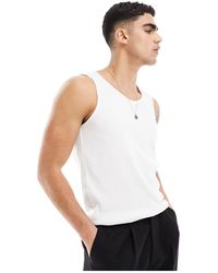 Brave Soul - Ribbed Classic Singlet - Lyst