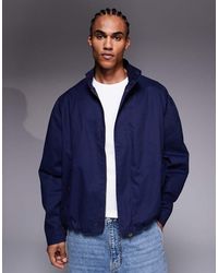 ASOS - Oversized Funnel Neck Jacket - Lyst