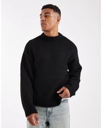 Jack & Jones - – oversize-pullover aus flauschigem garn - Lyst
