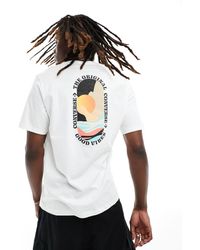 Converse - – t-shirt mit sonnenuntergangsmotiv - Lyst