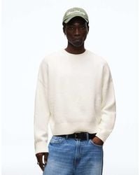 Bershka - Boxy Round Neck Jumper - Lyst