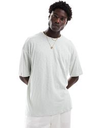 ASOS - Oversized Textured T-Shirt - Lyst