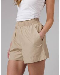 French Connection - Cotton Elasticated Waist Shorts - Lyst