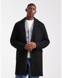 Jack & Jones - Wool Look Overcoat - Lyst