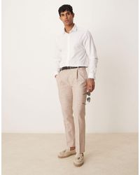 ASOS - Textured Regular Shirt With Cuff Detail - Lyst