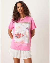ASOS - Regular Fit T-shirt With Picnic Graphic - Lyst