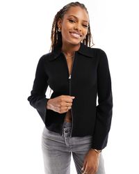 Vero Moda - Aware Double Ended Zip Through Cardigan - Lyst