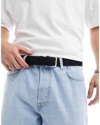Jack & Jones - Woven Belt With Buckle - Lyst