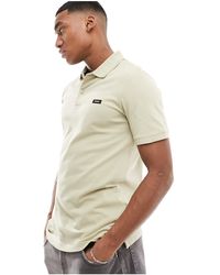 Calvin Klein - Stretch Pique Slim Button Polo Shirt - Lyst