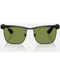 Ray-Ban - Wayfarer Deluxe Sunglasses Frame Green Lenses - Lyst