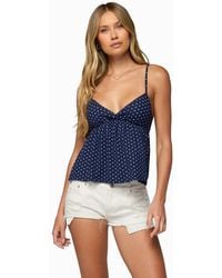 Edikted - Belen Polka Dot Lacey Babydoll Top - Lyst