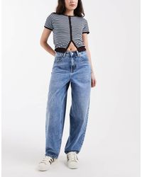 Vero Moda - Billie High Rise Barrel Leg Jeans - Lyst