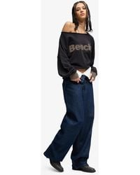 Bench x Superdry & Co - Bardot Oversized Sweatshirt - Lyst