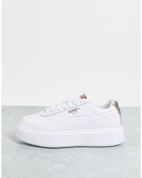PUMA Rubber Oslo Maja Infuse Trainers in White - Lyst