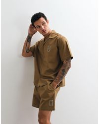 Lacoste - Polo d'ensemble boutonné à manches courtes et logo - Lyst