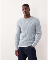 Mango - Cable Knit Jumper - Lyst