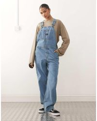 Vans - Peto Vaquero Azul Con Lavado A La Piedra Chore De - Lyst