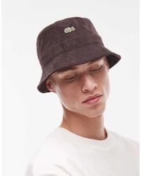Lacoste - Cord Bucket Hat - Lyst