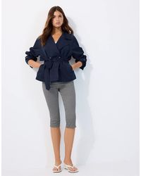 Stradivarius - Short Flowing Belted Trench Coat - Lyst