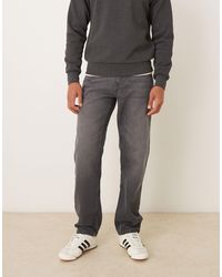 ASOS - Straight Fit Jeans With Heavy Wash - Lyst