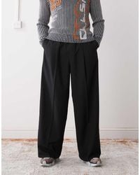Weekday - Pantaloni Sartoriali Oversize Con Elastico - Lyst